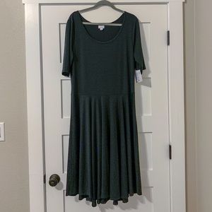 NWT LuLaRoe Nicole Ringer 3XL Solid Black